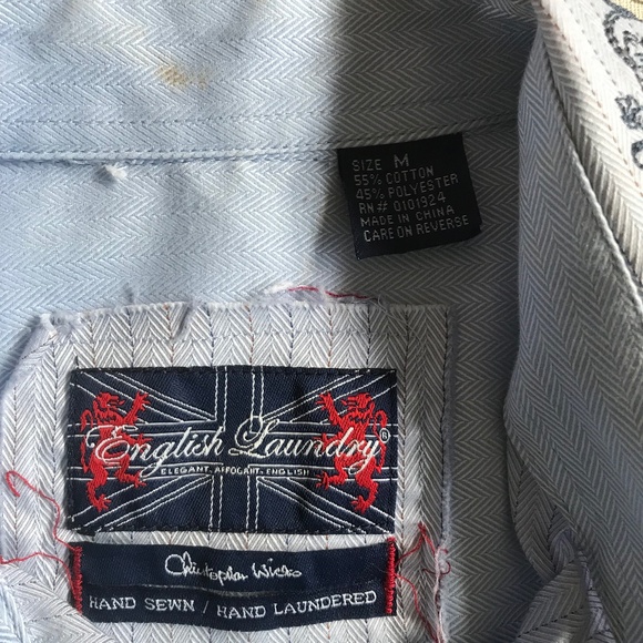 English Laundry Embroidered Dress Shirt - Picture 7 of 7